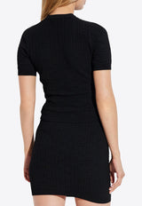 Balmain Crewneck Cropped Knit Top