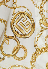 Balmain Printed Chains Long-Sleeved Shirt