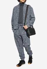 Etro Paisley Jacquard Drawstring Track Pants