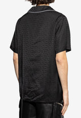 Balmain PB Labyrinthe Monogram Varsity Pajama Shirt