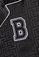 Balmain PB Labyrinthe Monogram Varsity Pajama Shirt