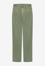 Balmain Straight-Leg Faded Jeans