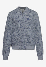 Etro Paisley Jacquard Bomber Jacket