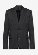 Balmain Wool Single-Breasted Blazer