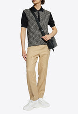 Balmain PB Labyrinthe Monogram Polo T-shirt