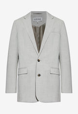 Loewe Single-Breasted Wool Blazer
