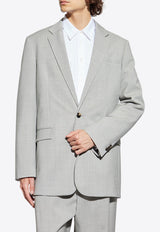 Loewe Single-Breasted Wool Blazer