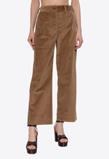 Etro Corduroy High-Rise Pants