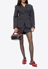 GANNI Striped-Pattern Blazer