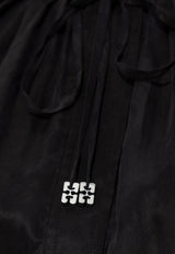 GANNI Ruffled Long-Sleeved Blouse