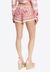 Versace Underwater Barocco Print Swim Shorts