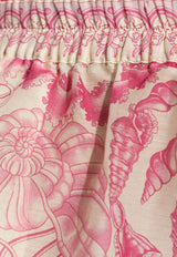 Versace Underwater Barocco Print Swim Shorts