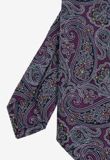 Etro Paisley Jacquard Silk Tie