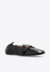 GANNI Buckle Ballet Flats