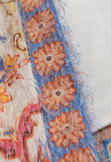 Etro Fluffy Floral Fringed Cover-Up