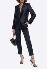 Etro Blazer with decorative pattern Navy Blue WRCA0069 99TJA87-S9883