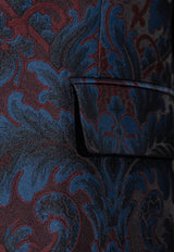 Etro Blazer with decorative pattern Navy Blue WRCA0069 99TJA87-S9883