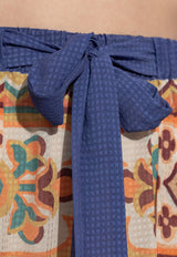 Etro Printed Tie-Waist Pants