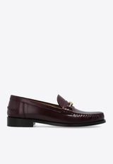 Ferragamo Harry F-Buckle Leather Loafers