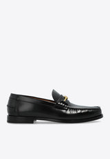 Ferragamo Harry F-Buckle Leather Loafers