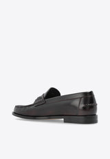 Ferragamo Harry F-Buckle Leather Loafers