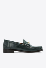 Ferragamo Harry F-Buckle Leather Loafers