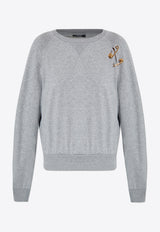Versace Safety Pin Crewneck Sweatshirt