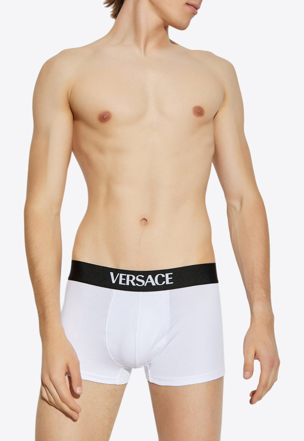 Versace Logo Band Boxer Shorts 1020541 1A14783-1W000