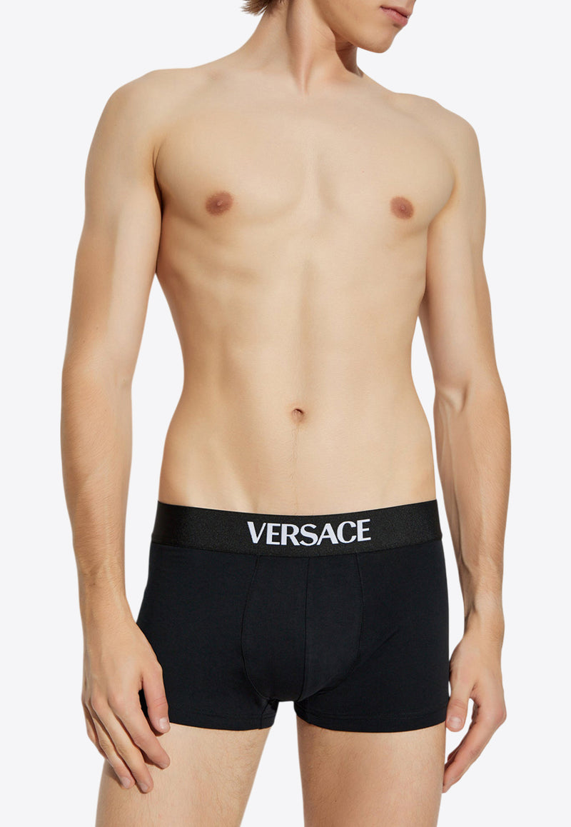 Versace Logo Band Boxer Shorts 1020541 1A14783-1B000