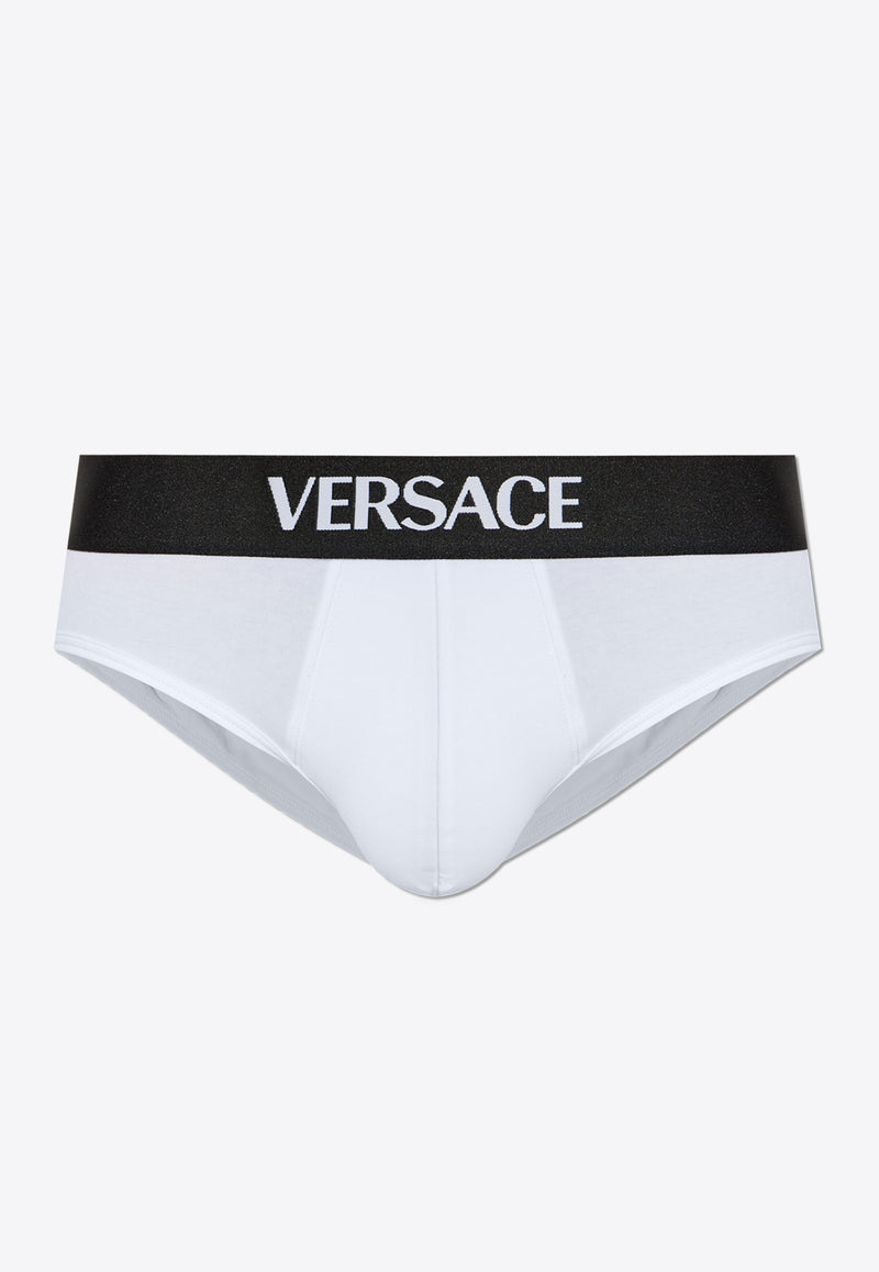 Versace Logo Band Briefs 1020540 1A14783-1W000