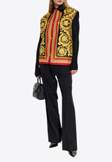 Versace Barocco Silk Reversible Quilted Vest