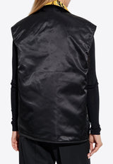 Versace Barocco Silk Reversible Quilted Vest