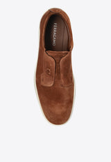 Ferragamo Alfie Suede Loafers