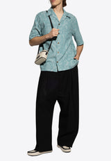 Versace Barocco Jacquard Denim Shirt