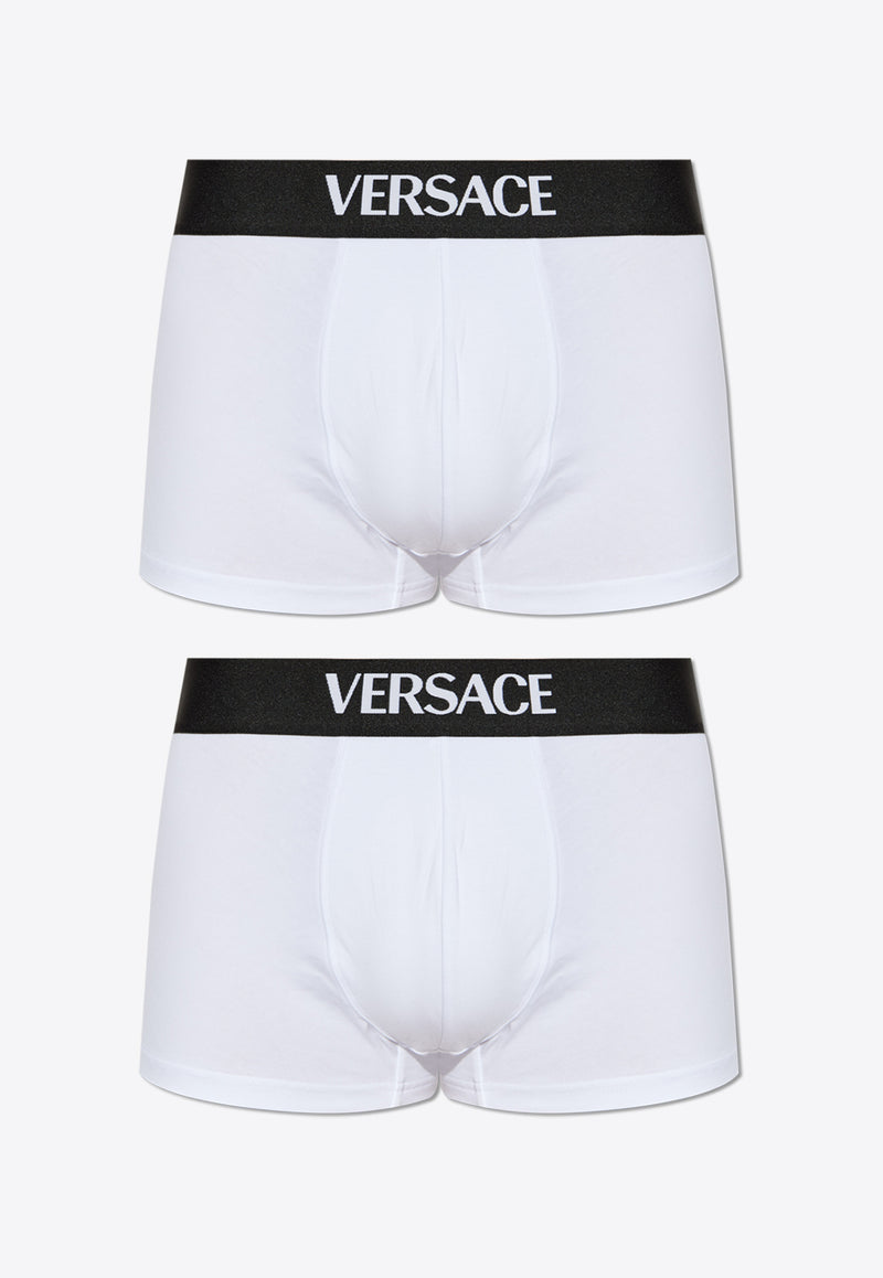 Versace Logo Band Boxer Shorts - Set of 2 1020985 1A14783-1W000