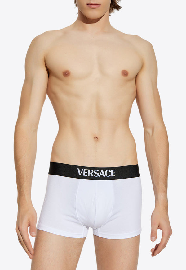 Versace Logo Band Boxer Shorts - Set of 2 1020985 1A14783-1W000