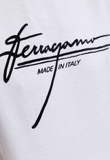 Ferragamo Signature Logo Print T-shirt