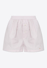 Moschino Goose Embroidered Mini Shorts