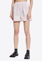 Moschino Goose Embroidered Mini Shorts