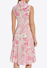 Versace Underwater Barocco Shirt Dress