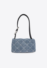 Marc Jacobs Mini Quilted Denim Dual Shoulder Bag
