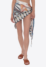 Ferragamo Printed Silk Cover-Up