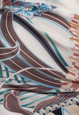 Ferragamo Printed Silk Cover-Up