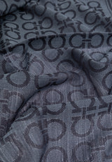 Ferragamo Gancini Monogram Wool Scarf