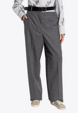 Stella McCartney Belted Wool Pants