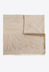 Ferragamo Wool and Silk Square Scarf