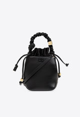 GANNI Mini Bou Leather Bucket Bag