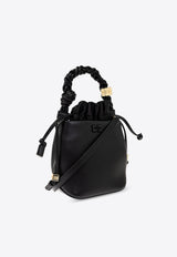 GANNI Mini Bou Leather Bucket Bag
