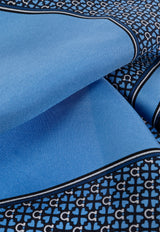 Ferragamo Diamond Pattern Silk Neckerchief