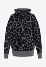 Stella McCartney Animal Motif High-Neck Sweater